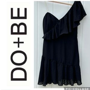 Do + Be | Black one shoulder | Dressy dress